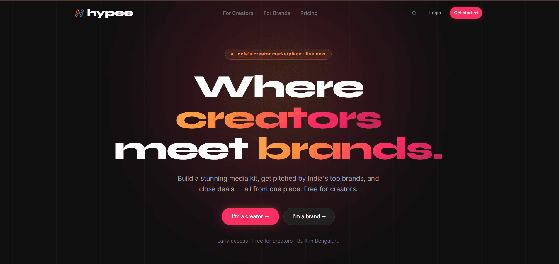 Hypee — India's Creator Marketplace